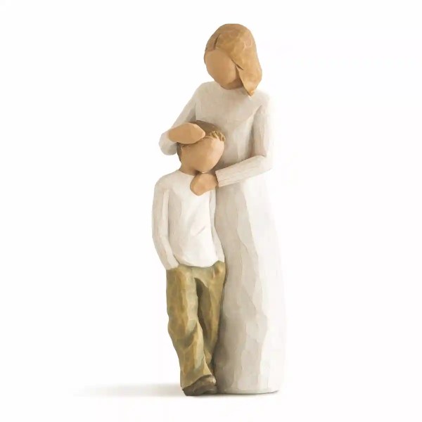 Mother and Son Figurine by Willow Tree Mente Art Gallery
