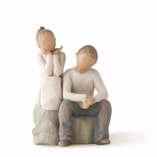 Brother and Sister Figurine by Willow Tree Mente Art Gallery