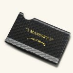 MANSORY CARBON CARD HOLDER - GOLD LOGO