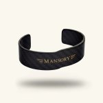 MANSORY CARBON BRACELET- GOLD LOGO