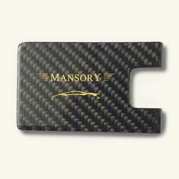 CARBON CARD HOLDER-GOLD