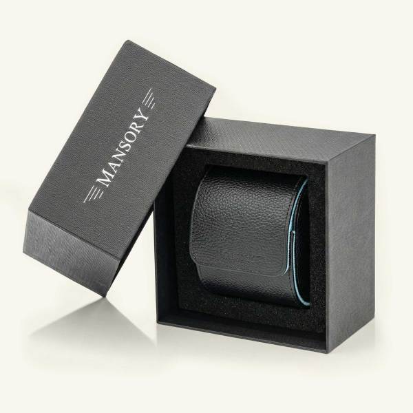MANSORY LEATHER WATCH CASE - BLUE